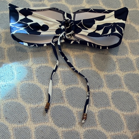 Trina Turk Blue and White Bikini Top - Picture 2 of 3